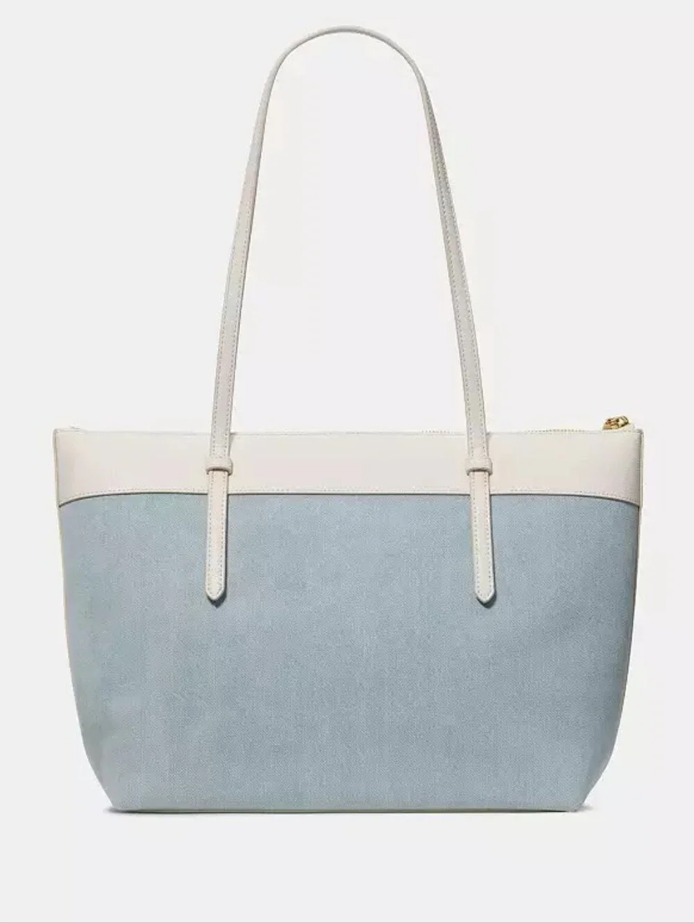 Kate Spade Limited Edition All Day Denim Tote Bag Pebbled Leather NWT